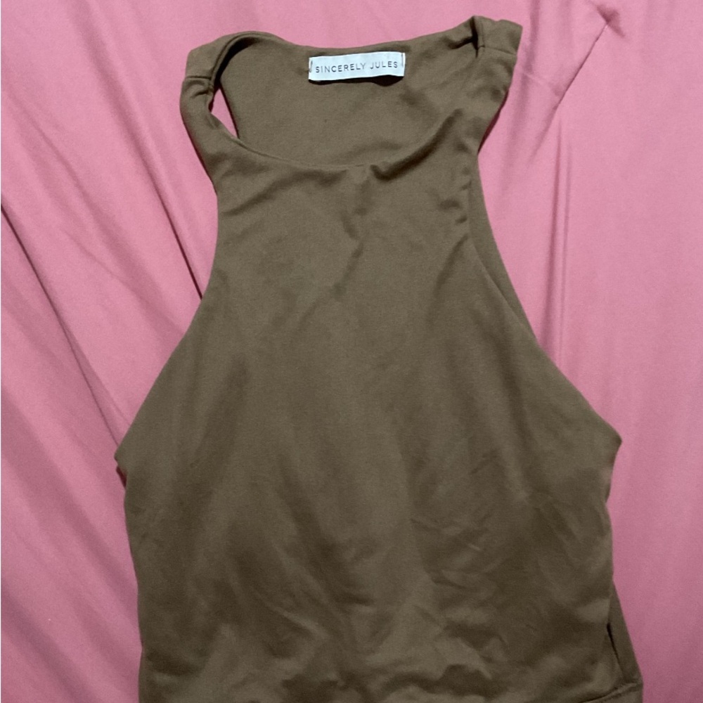 Sincerely Jules Olive Tank Top